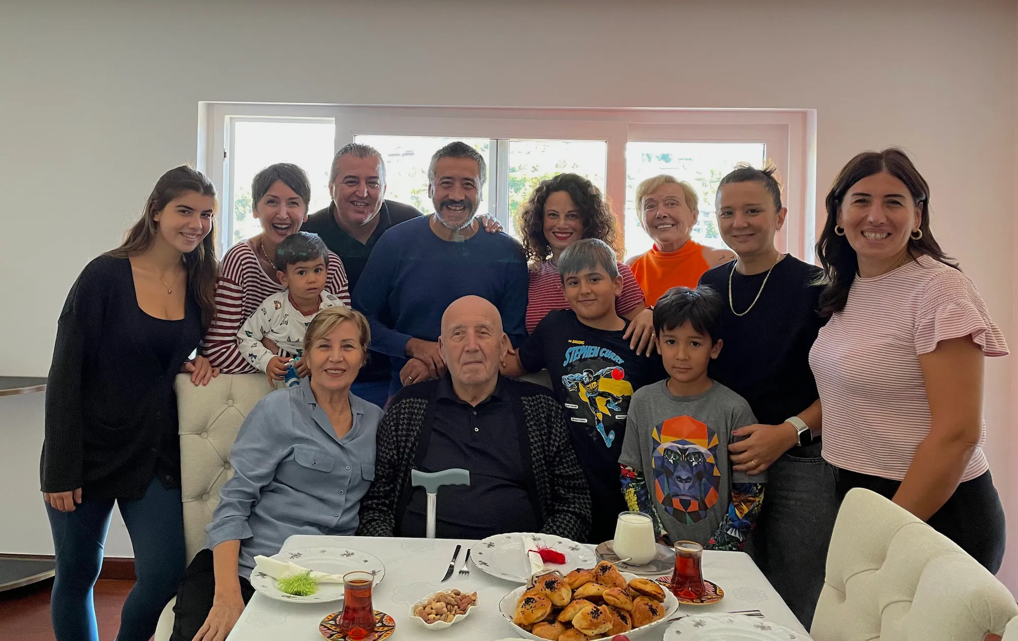 Sunday, 26 September 2021. A family breakfast get-together.